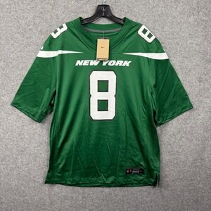 Nike Aaron Rodgers New York Jets NFL Jersey Mens XL Green White 8 New With Tags